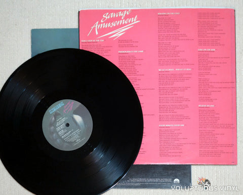 Scorpions ‎Savage Amusement Vinyl Record 