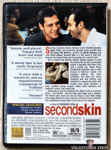 Second Skin DVD back cover