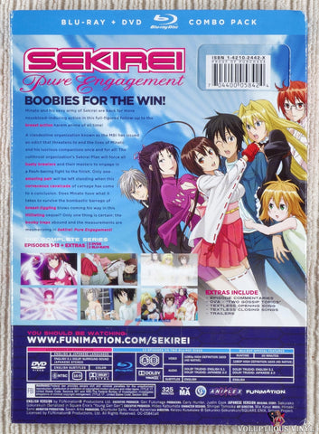 Sekirei Pure Engagement: Complete Series Blu-ray / DVD slip cover back
