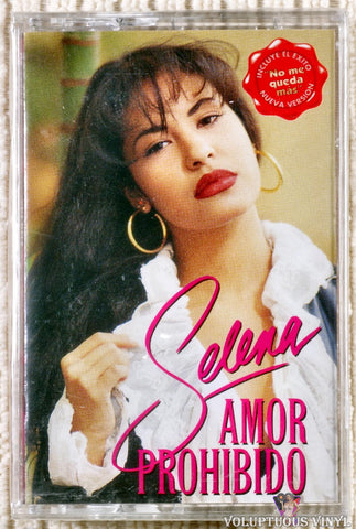 Selena ‎– Amor Prohibido cassette tape front cover