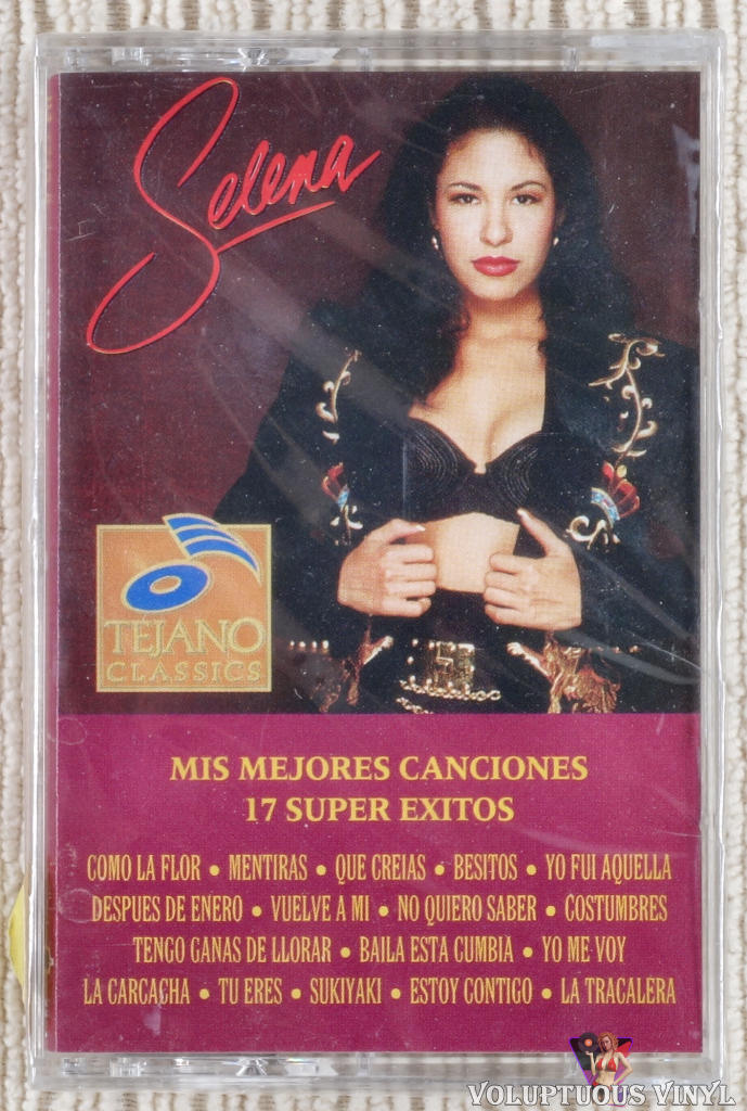 Selena ‎– Mis Mejores Canciones • 17 Super Exitos cassette tape front cover