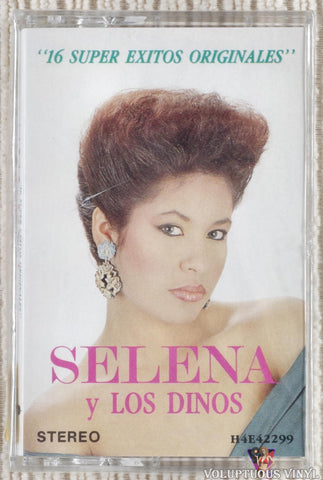 Selena Y Los Dinos ‎– 16 Super Exitos Originales cassette tape front cover