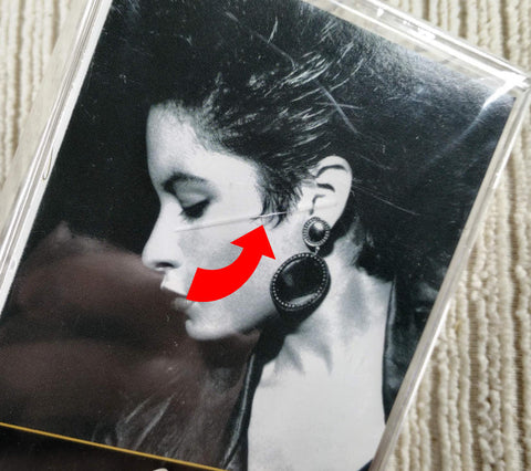 Selena Y Los Dinos ‎– Ven Conmigo cassette tape front cover crack