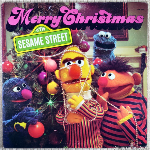 Sesame Street ‎– Merry Christmas From Sesame Street vinyl record front cover