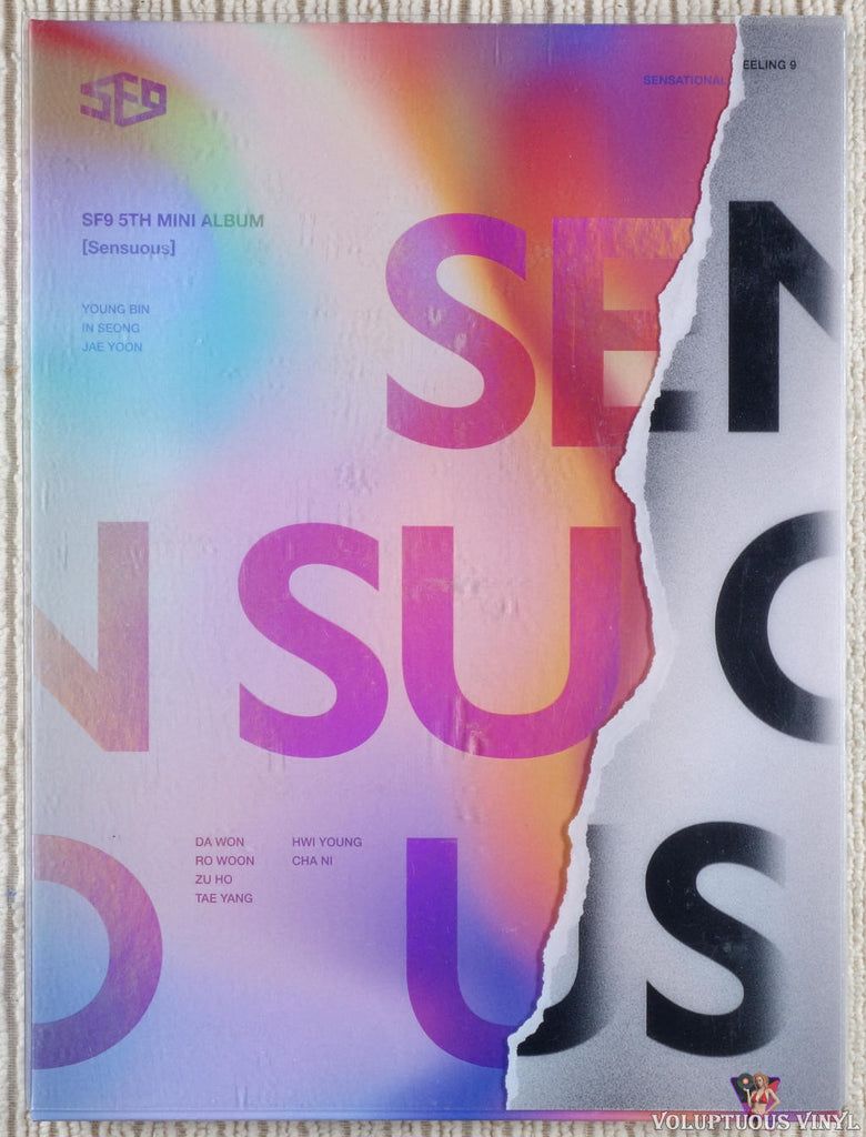 SF9 – Sensuous CD front cover
