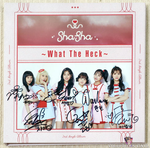Sha Sha ‎– What The Heck CD front cover