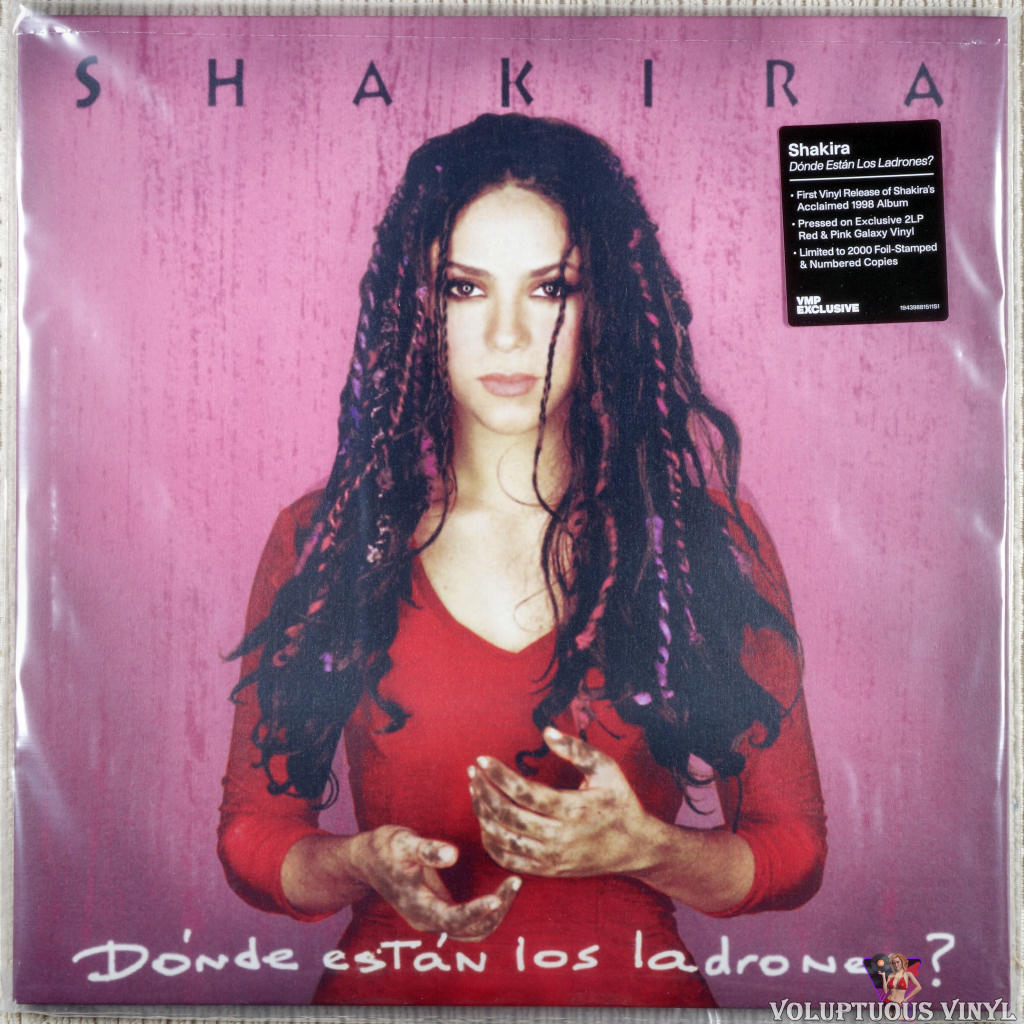 Shakira – Dónde Están Los Ladrones? vinyl record front cover