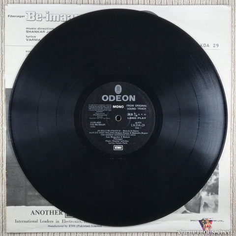 Shankar Jaikishan – Be-Imaan vinyl record