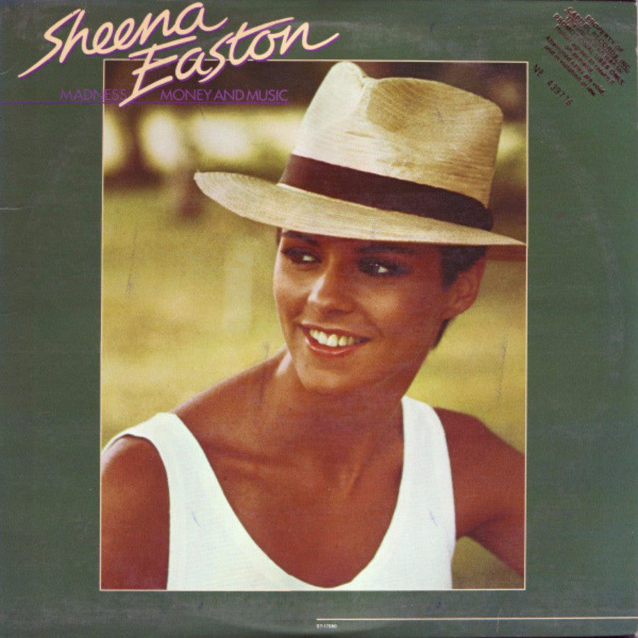 Sheena Easton ‎– Madness, Money And Music - Vinyl Record - Front Cover