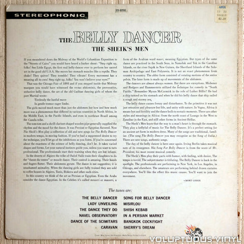 The Sheik's Men ‎– The Belly Dancer - Vinyl Record - Back Cover