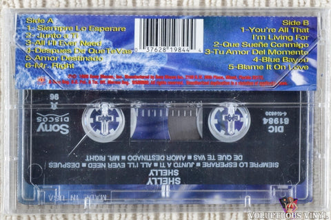 Shelly Lares ‎– Shelly cassette tape back cover