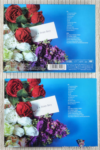 SHINee ‎– I'm Your Boy CD back cover