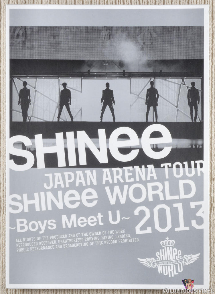 SHINee – Japan Arena Tour SHINee World 2013 ~Boys Meet U~ Blu-ray front cover