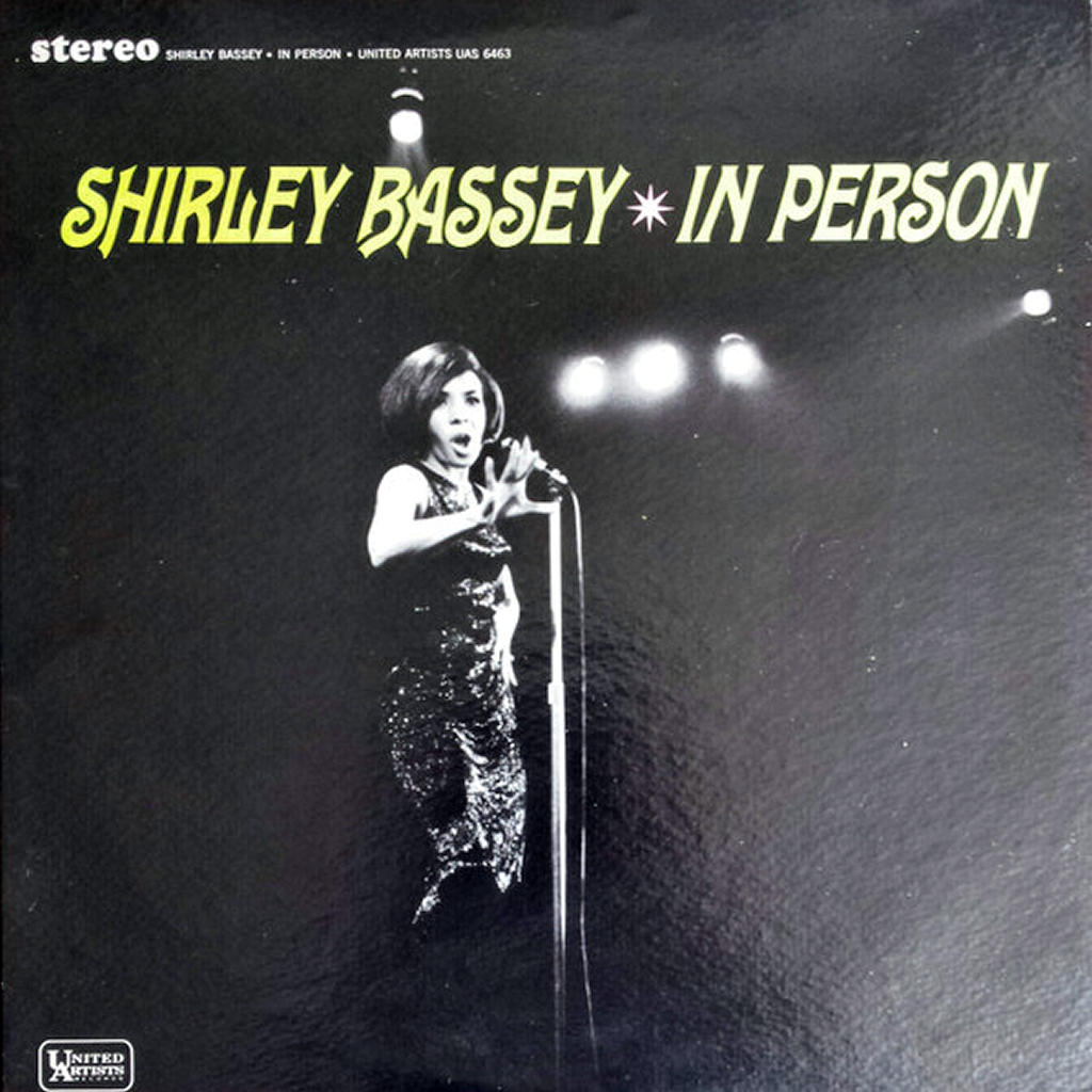 Shirley Bassey – In Person vinyl record front cover
