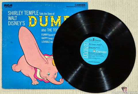 Shirley Temple, The Tootlepipers ‎– Walt Disney's Dumbo Also The Tootlepipers' Circus vinyl record