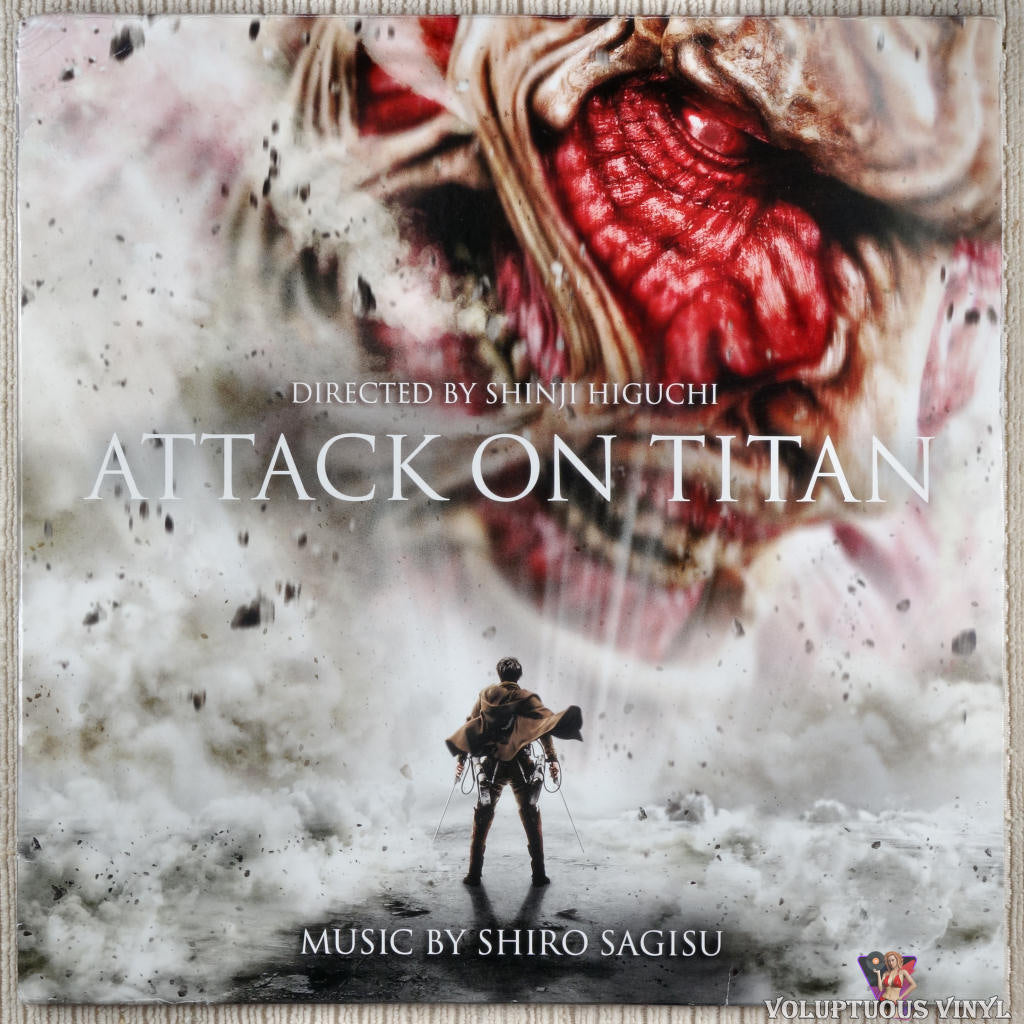 Shiro Sagisu ‎– Attack On Titan vinyl record front cover