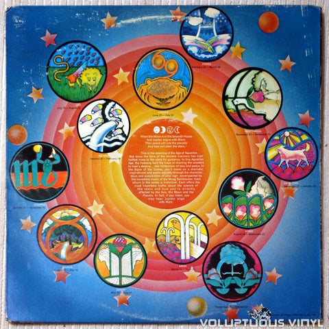 Signs Of The Zodiac ‎– Cancer vinyl record back cover