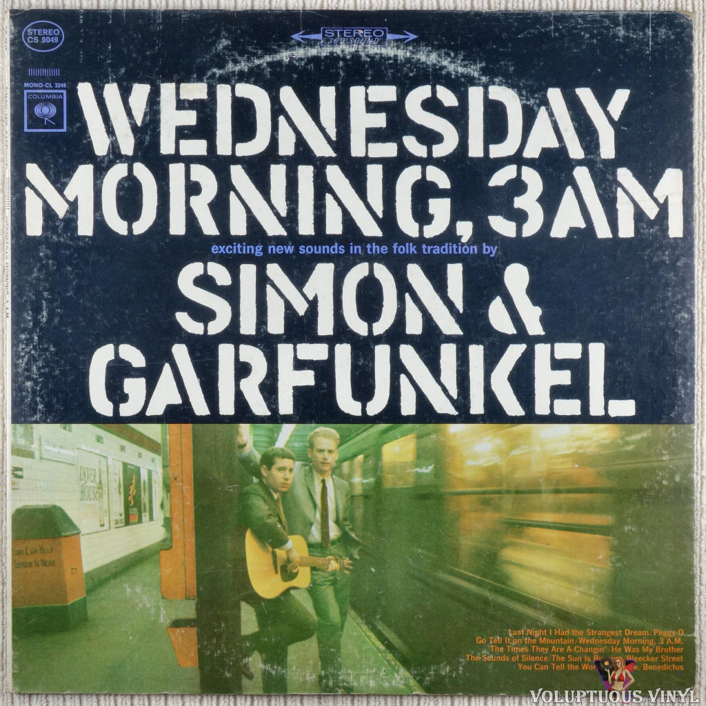 Simon & Garfunkel – Wednesday Morning, 3 A.M. vinyl record front cover