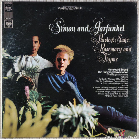 Simon & Garfunkel ‎– Parsley, Sage, Rosemary And Thyme vinyl record front cover