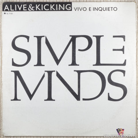 Simple Minds – Alive & Kicking (1985) 12" Single, Mexican Press
