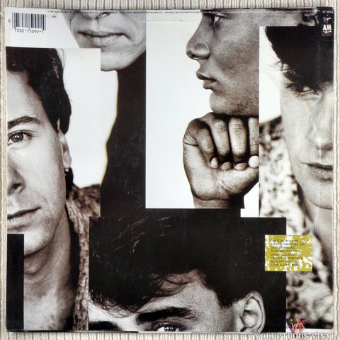 Simple Minds ‎– Once Upon A Time vinyl record back cover