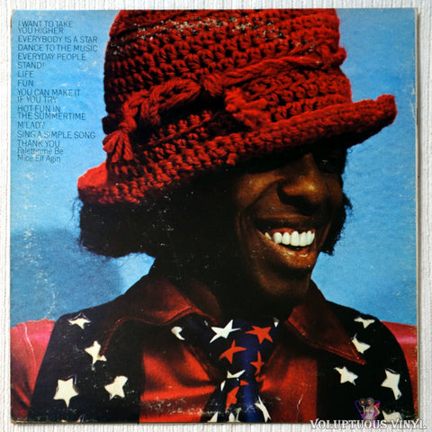 Sly & The Family Stone ‎– Greatest Hits vinyl record back cover