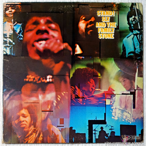 Sly & The Family Stone ‎– Stand! vinyl record front cover