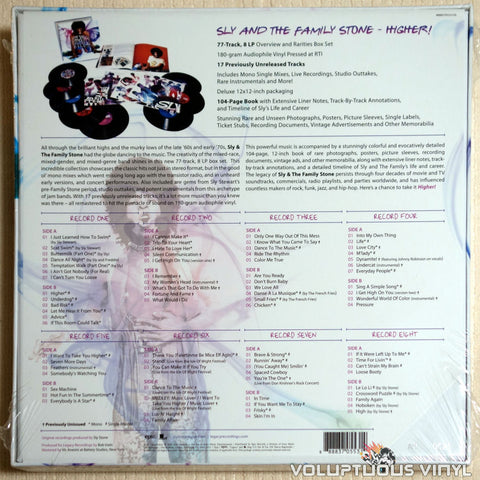  Sly And The Family Stone ‎– Higher! - Vinyl Record - Back Cover