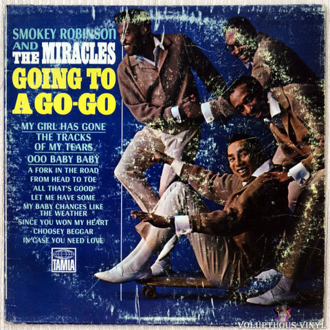 Smokey Robinson And The Miracles ‎– Going To A Go-Go vinyl record front cover