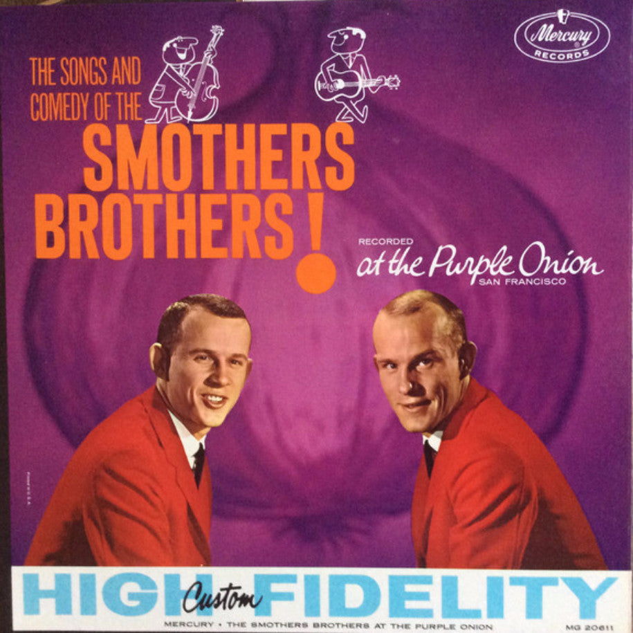 Smothers Brothers ‎– The Songs And Comedy Of The Smothers Brothers At The Purple Onion - Vinyl Record - Front Cover