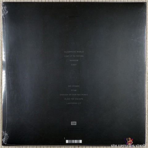 Son Lux ‎– Lanterns vinyl record back cover