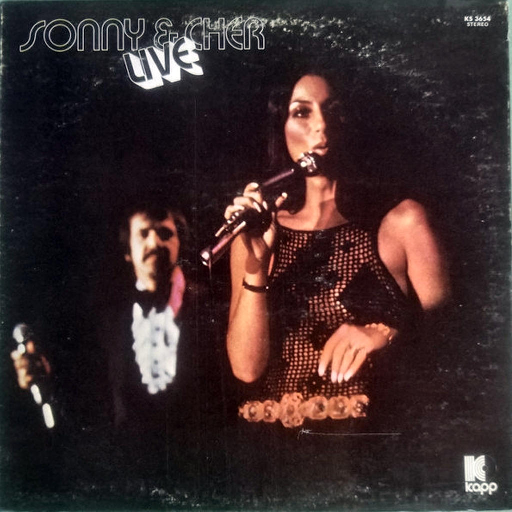 Sonny & Cher – Sonny & Cher Live vinyl record front cover