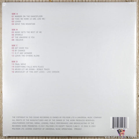 Sophie Ellis-Bextor – Read My Lips vinyl record back cover