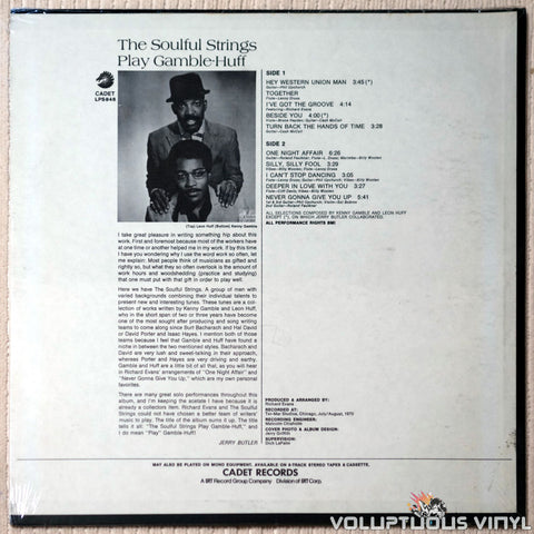 The Soulful Strings ‎– The Soulful Strings Play Gamble-Huff - Vinyl Record - Back Cover