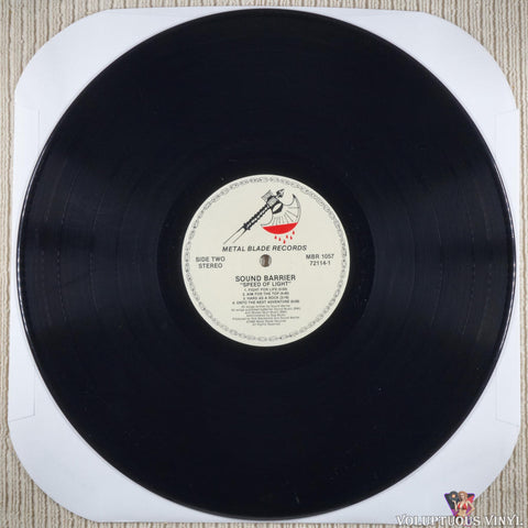 Sound Barrier ‎– Speed Of Light vinyl record Side B