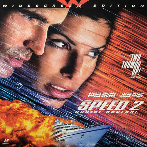 Speed 2: Cruise Control (1997) Sandra Bullock LaserDisc