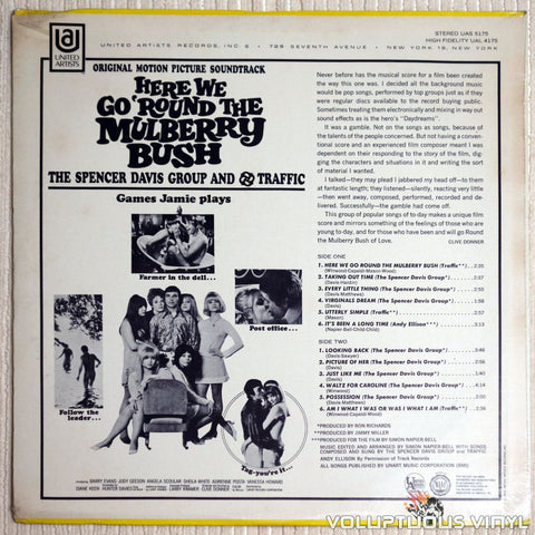 The Spencer Davis Group / Traffic ‎– Here We Go 'Round The Mulberry Bush - Vinyl Record - Back Cover