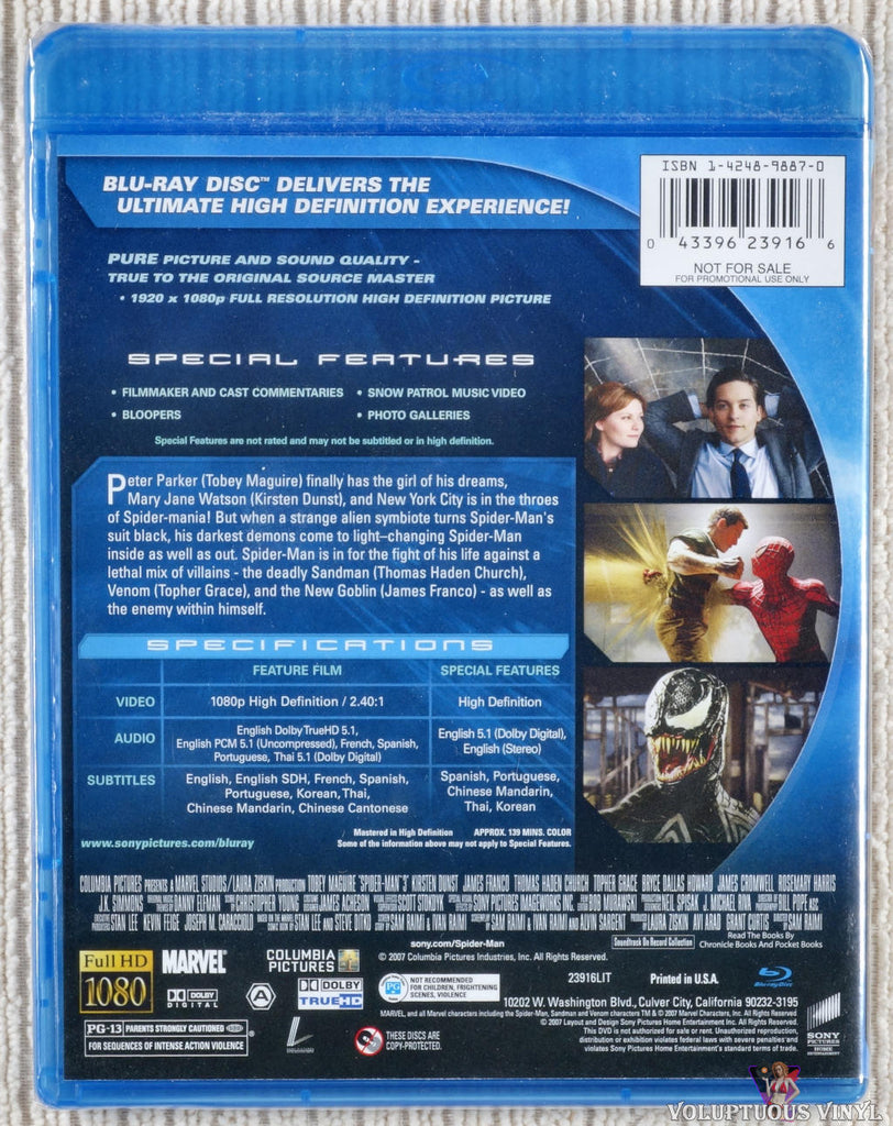  Spider-Man 3 [Blu-ray] : Tobey Maguire, Kirsten Dunst