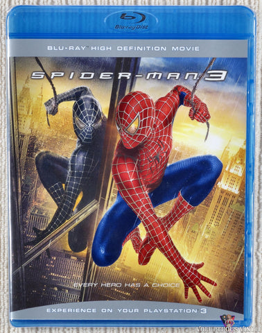 Spider-Man 3 Blu-ray front cover