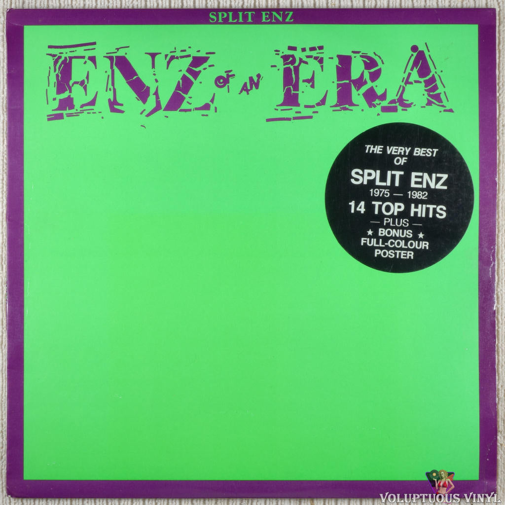 Split Enz ‎– Enz Of An Era vinyl record front cover