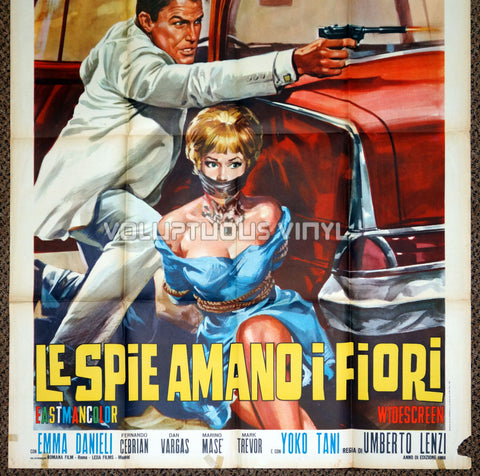 The Spy Who Loved Flowers 1966 Italian 2F - Bottom Half