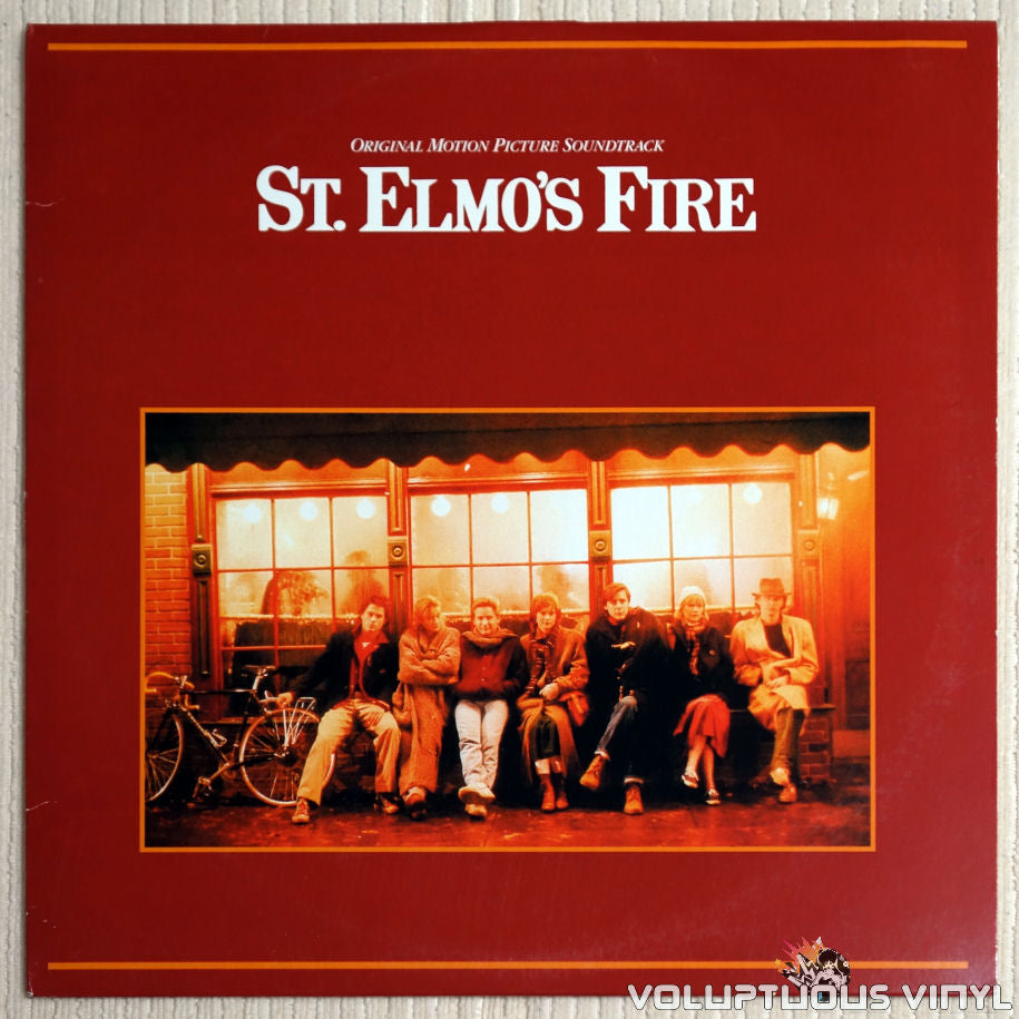 Various ‎– St. Elmo's Fire Soundtrack - Vinyl Record - Front Cover