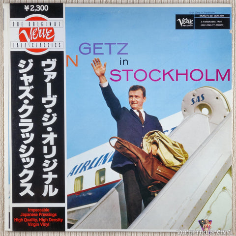 Stan Getz ‎– In Stockholm (1981) Japanese Press, MONO