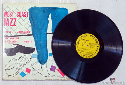 Stan Getz, Shelly Manne, Leroy Vinnegar, Conte Candoli, Lou Levy ‎– West Coast Jazz vinyl record