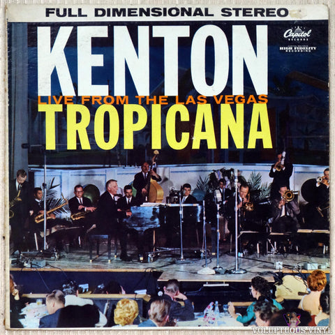 Stan Kenton ‎– Kenton Live From The Las Vegas Tropicana vinyl record front cover