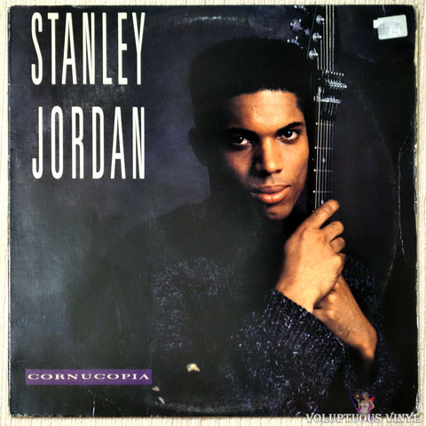 Stanley Jordan ‎– Cornucopia vinyl record front cover