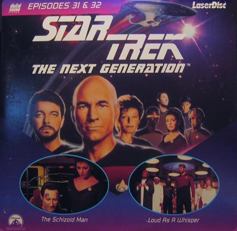 Star Trek Next Generation #031/32: Schizoid Man/Loud As A Whisper (1989) LaserDisc