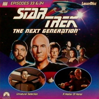 Star Trek Next Generation #033/34: Unnatural/Matter of Honor (1989) LaserDisc
