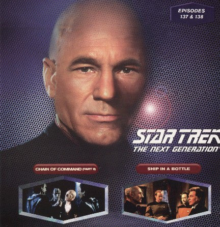 Star Trek Next Generation #137/138: Chain of Command #2/Ship in A Bottle LaserDisc