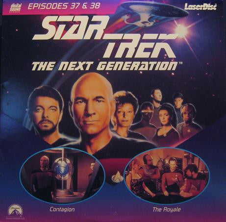 Star Trek Next Generation #037/38: Contagion/The Royale LaserDisc